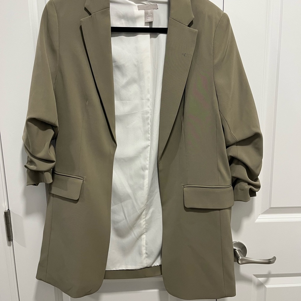 Women's Tan Oversized Blazer